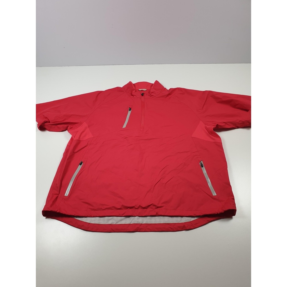 Zero Restriction Tour Series Jacket Women's 2XL Red Golf Short Sleeve Pullover